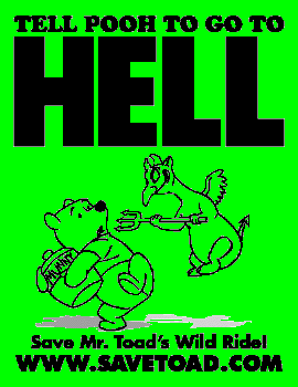 Tell Pooh to go to Hell! (b/w)